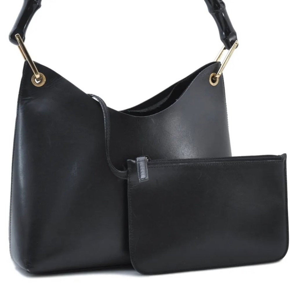 Vintage Gucci handbag with bamboo handle